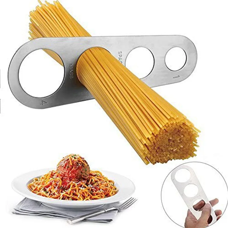 Pasta Measuring Tool - Medidor de espagueti de 4 agujeros,