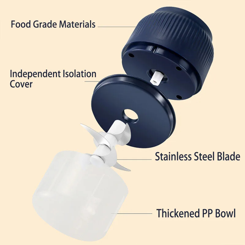 Kitchen Gadgets Useful - Picadora de Verduras Eléctrica Recargable por