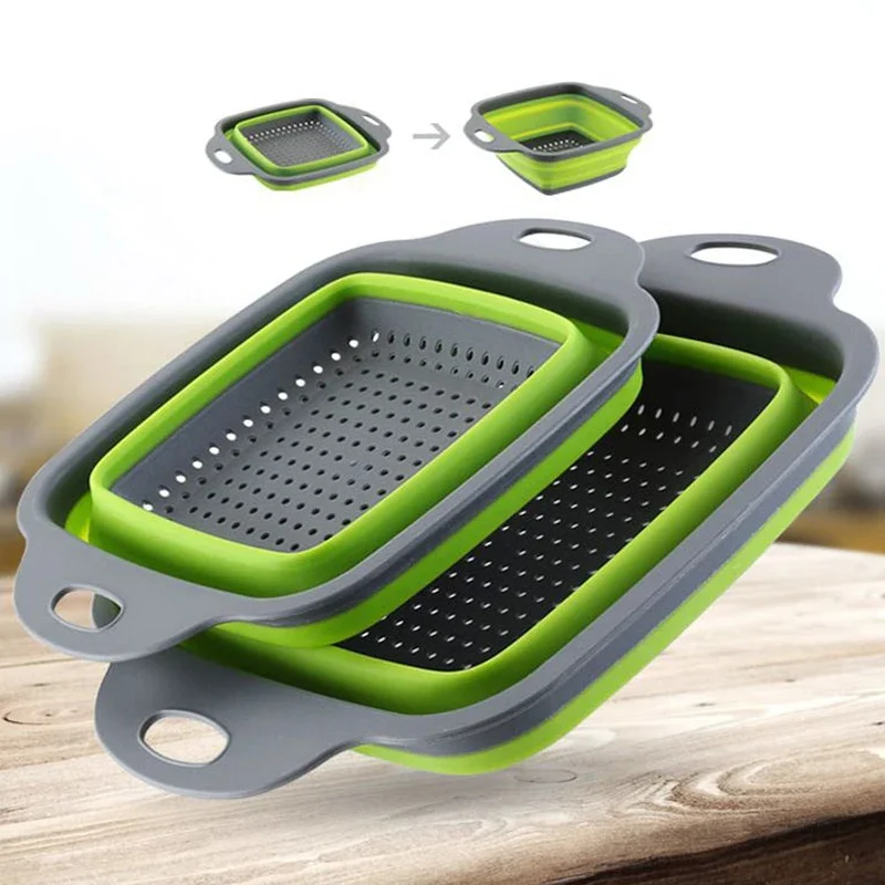 Kitchen Gadget Amazon - Nueva cesta plegable para lavar verduras,