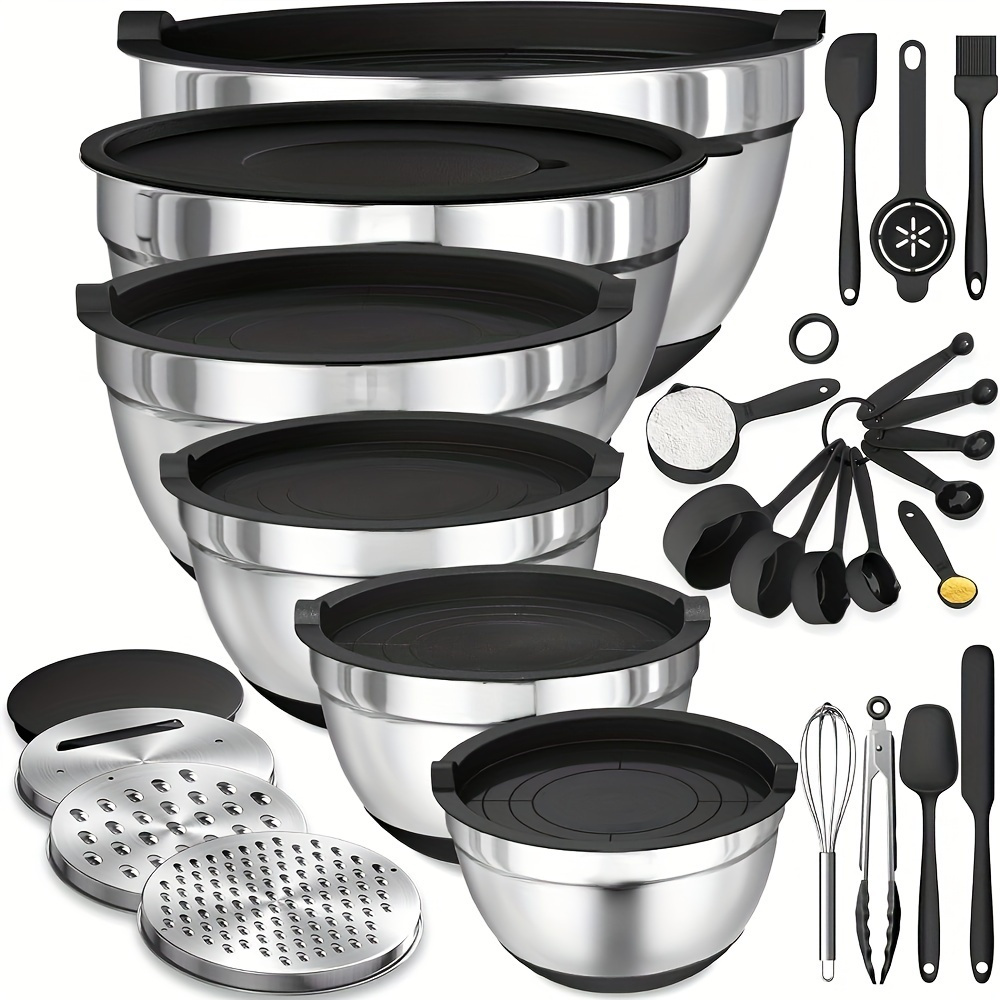 17 Uds., juego de cuencos para - Kitchen Gadgets Useful reseña y precio