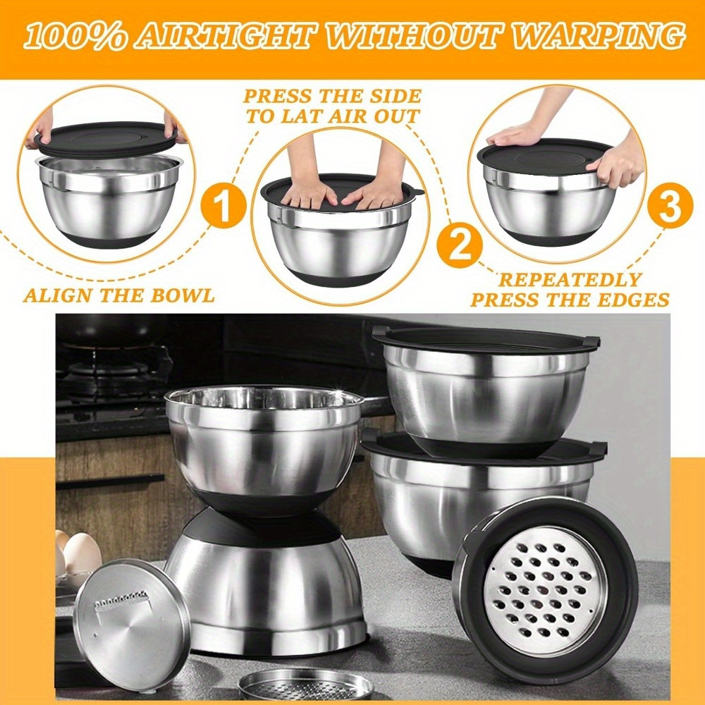 17 Uds., juego de cuencos para - Kitchen Gadgets Useful reseña y precio