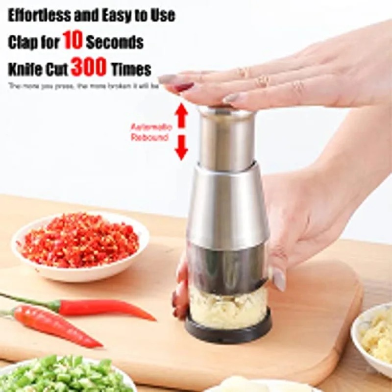 Prensa de Ajo y Picador de Ceb - Kitchen Gadgets Vegetable Chopper reseña y precio