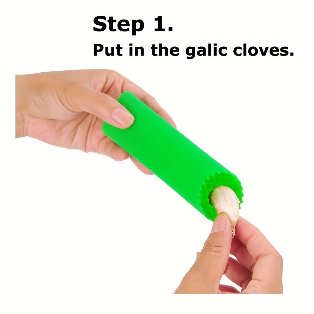 Tubo Pelador de Ajo de Silicon - Kitchen Gadgets Useful reseña y precio