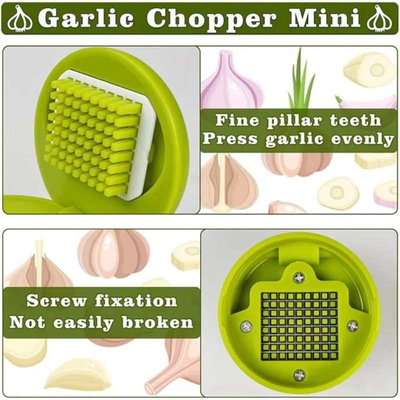 Prensa de Ajo Manual, Picadora - Kitchen Gadgets Vegetable Chopper reseña y precio
