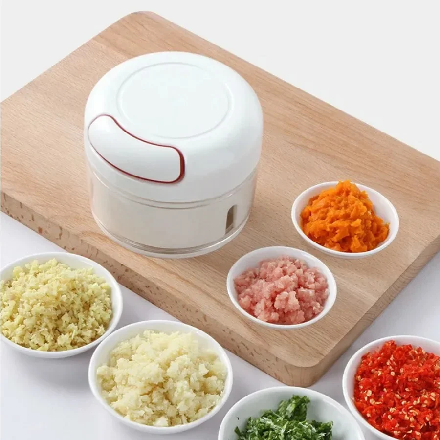 Trituradora de ajo de plástico - Kitchen Gadgets Vegetable Chopper reseña y precio