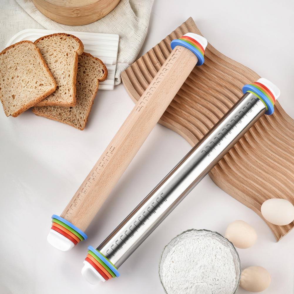 Rodillo para amasar con anillo - Pasta Measuring Tool reseña y precio