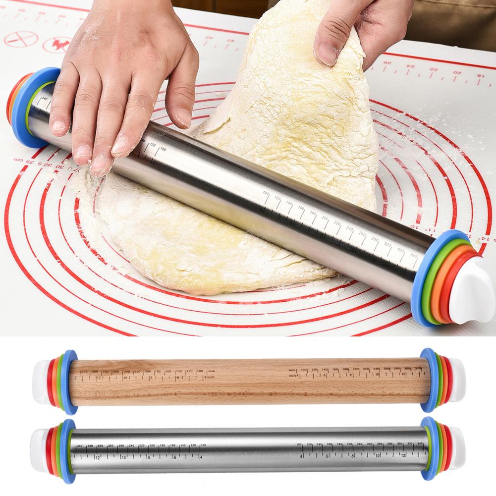 Rodillo para amasar con anillo - Pasta Measuring Tool reseña y precio
