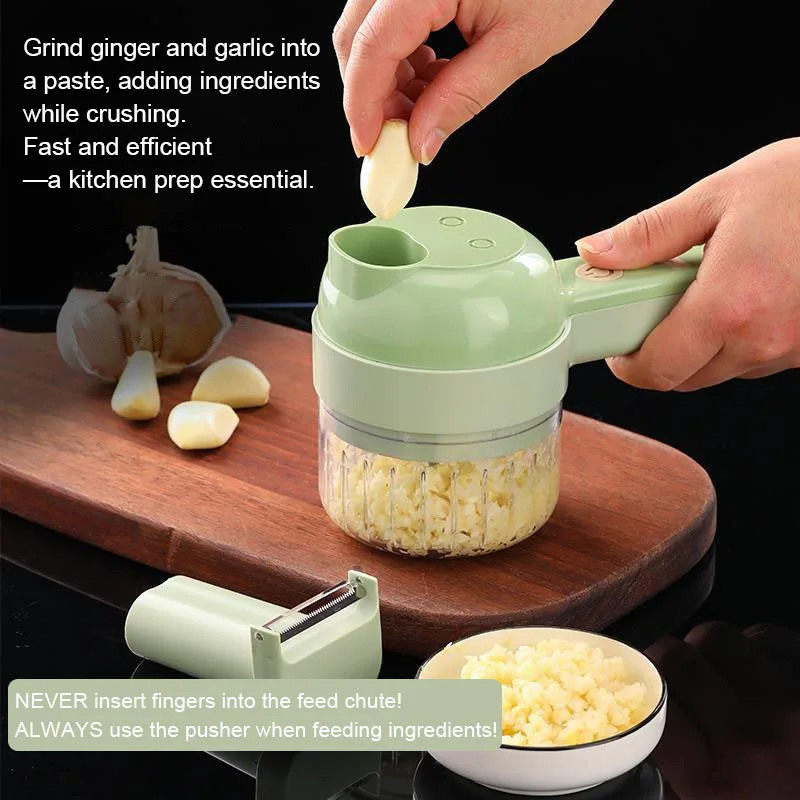 Cortador de Verduras Eléctrico - Kitchen Gadgets Vegetable Chopper reseña y precio