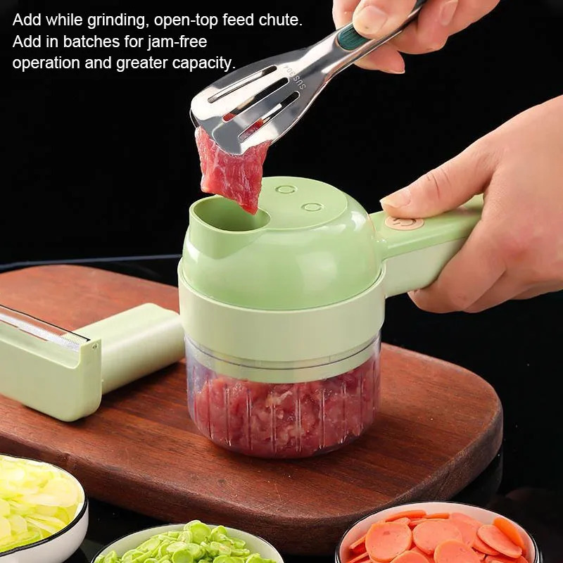 Cortador de Verduras Eléctrico - Kitchen Gadgets Vegetable Chopper reseña y precio