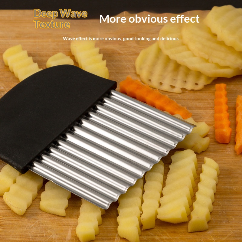 Cortador de Patatas Onduladas  - Kitchen Gadgets Vegetable Chopper reseña y precio