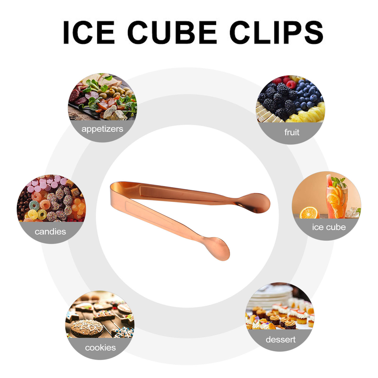 8 pinzas de acero inoxidable p - Kitchen Gadgets Useful reseña y precio